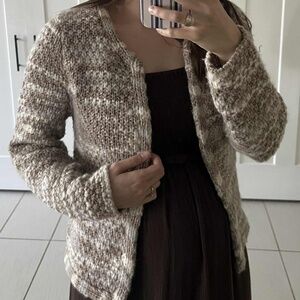 Des Petits Hauts - Wool and mohair cardigan (T3/L)